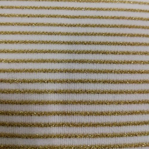 Gold Yarn-dyed Stripes Fabric