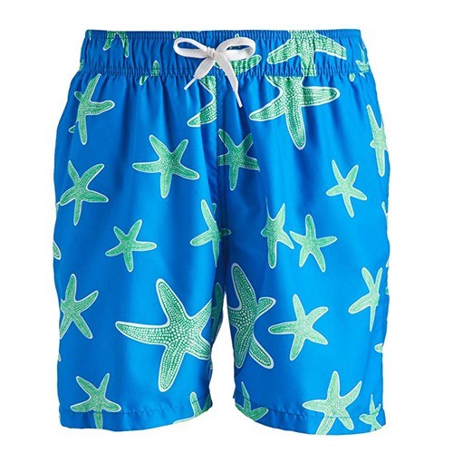 Recycled Poly Digital Print Mens Swim Shorts