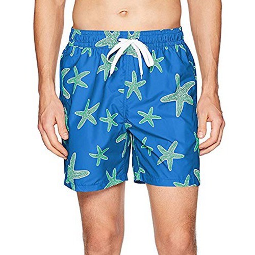 Recycled Poly Digital Print Mens Swim Shorts