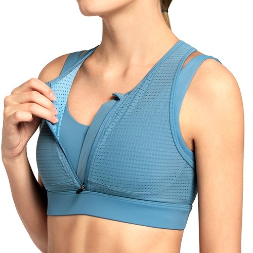 YGT203-Sport Bra Mesh Double Layers